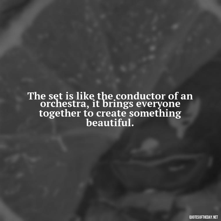 The set is like the conductor of an orchestra, it brings everyone together to create something beautiful. - Short Quotes About Volleyball